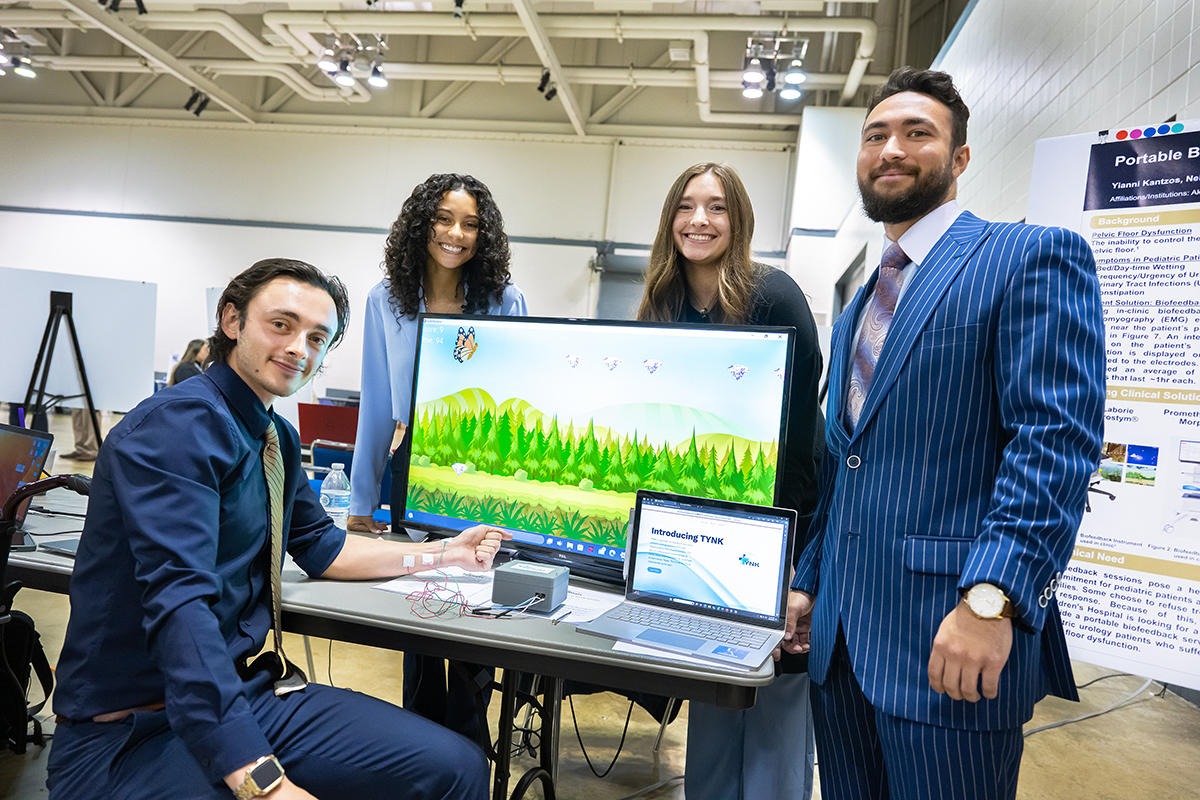 University of Akron biomedical engineering students collaborate with Akron Children’s to develop innovative device for pediatric patients