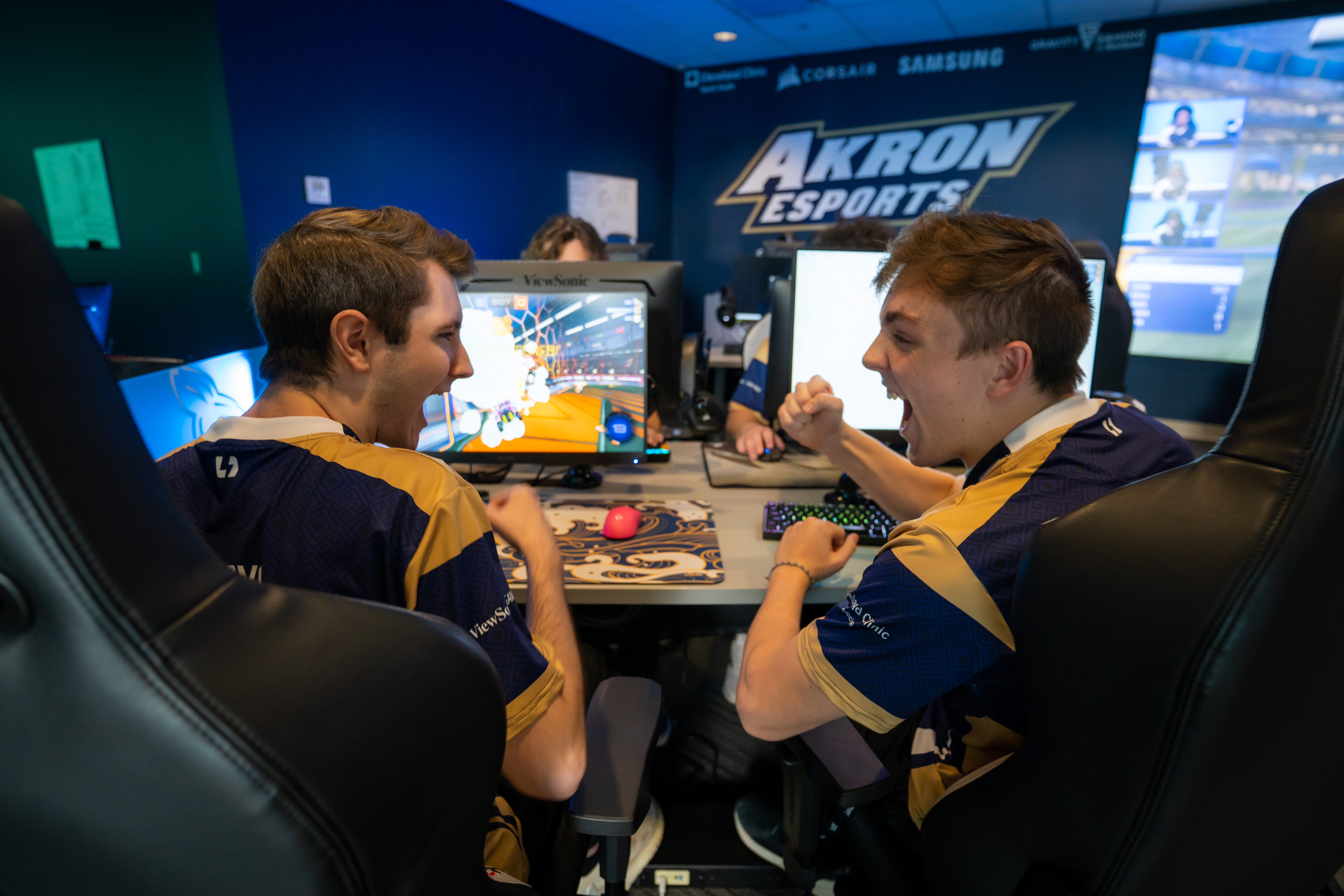 University of Akron esports facility for students on campus