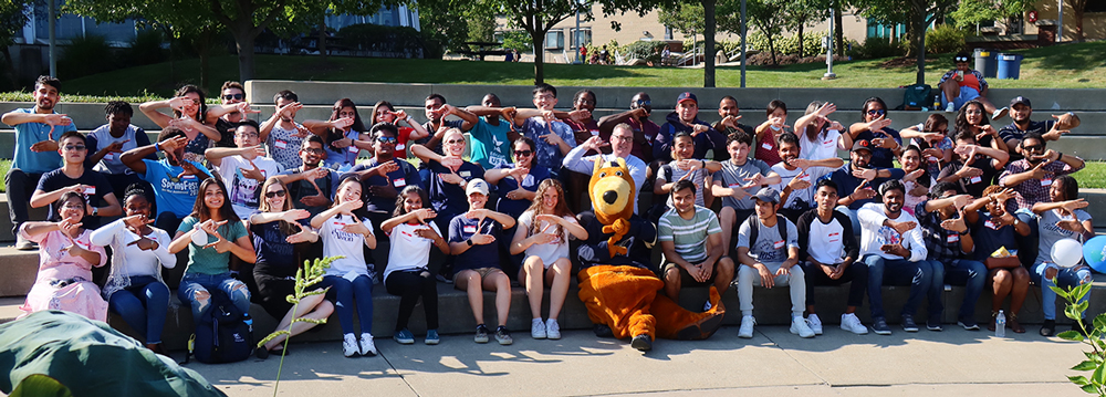 International students at The University of Akron