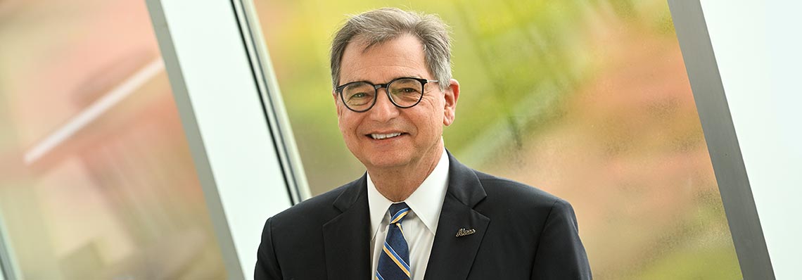 Dr. Gary L. Miller, president of The University of Akron