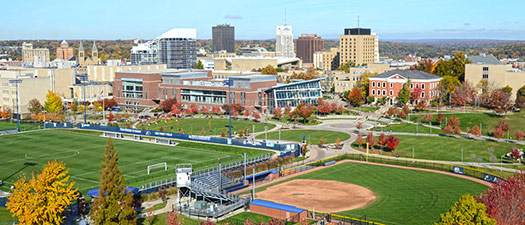 university of akron campus visit