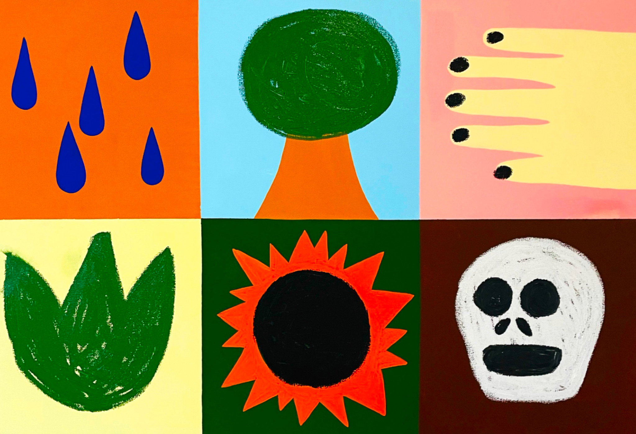 Detail of work by Priscilla Moreno