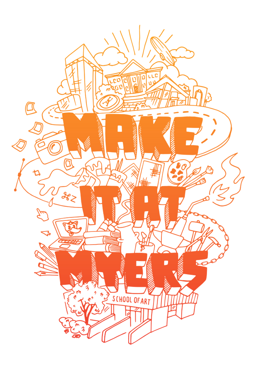 Myers School of Art - Make it at Myers Summer Program logo