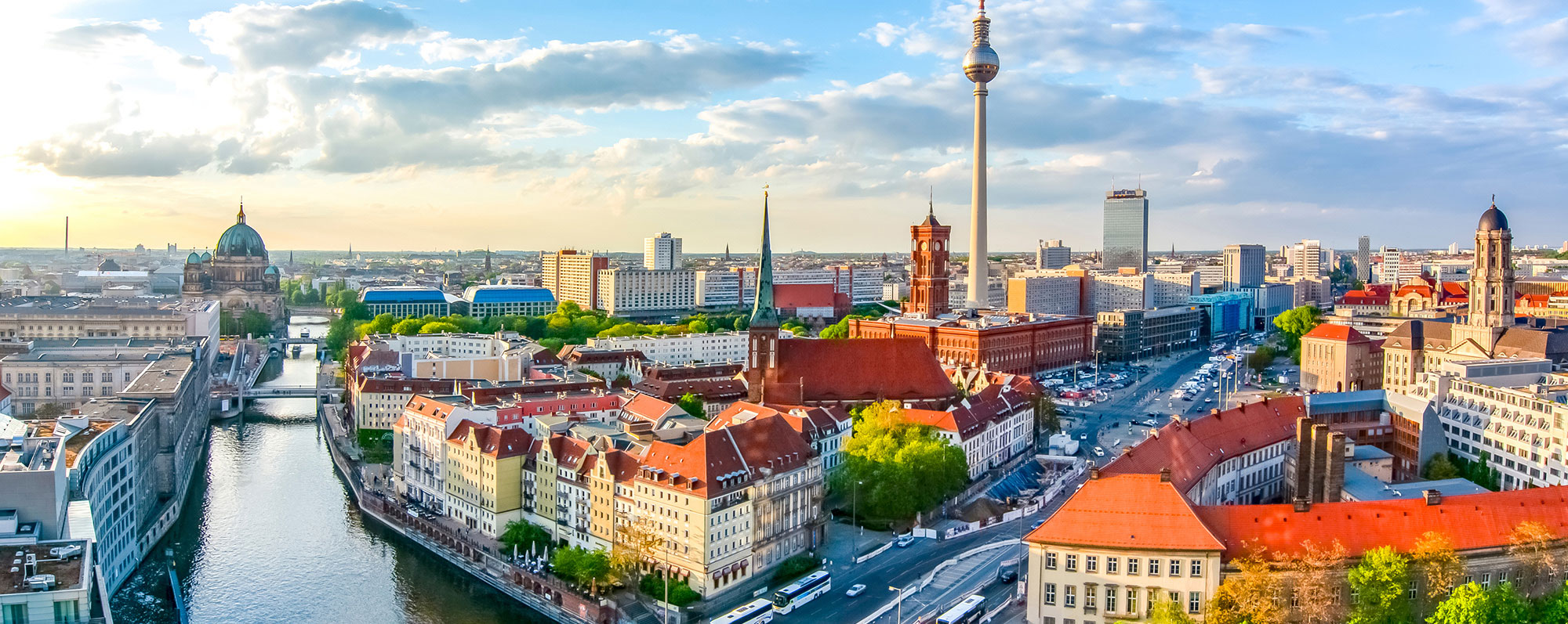 Banner image of the Berlin cityscape