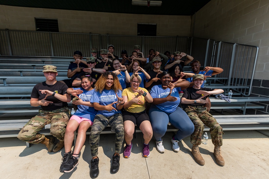 CoB Summer Leadership Academy students