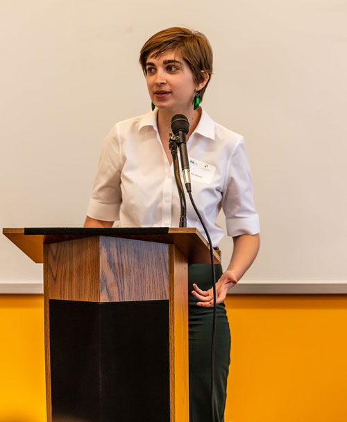 Elia Meltzer at the Advancing Leaders Recognition Reception at The University of Akron