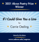 2021 Akron Poetry Prize Winner