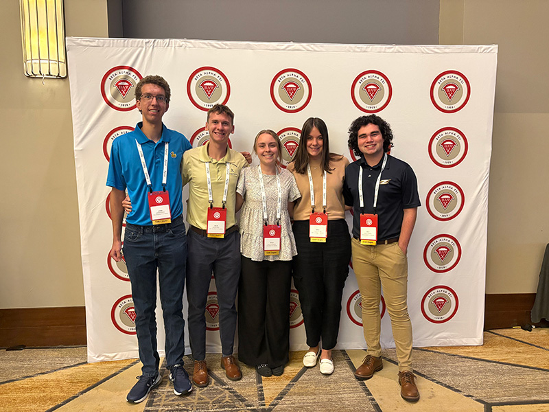 Group photo of the Beta Alpha Psi executive team.