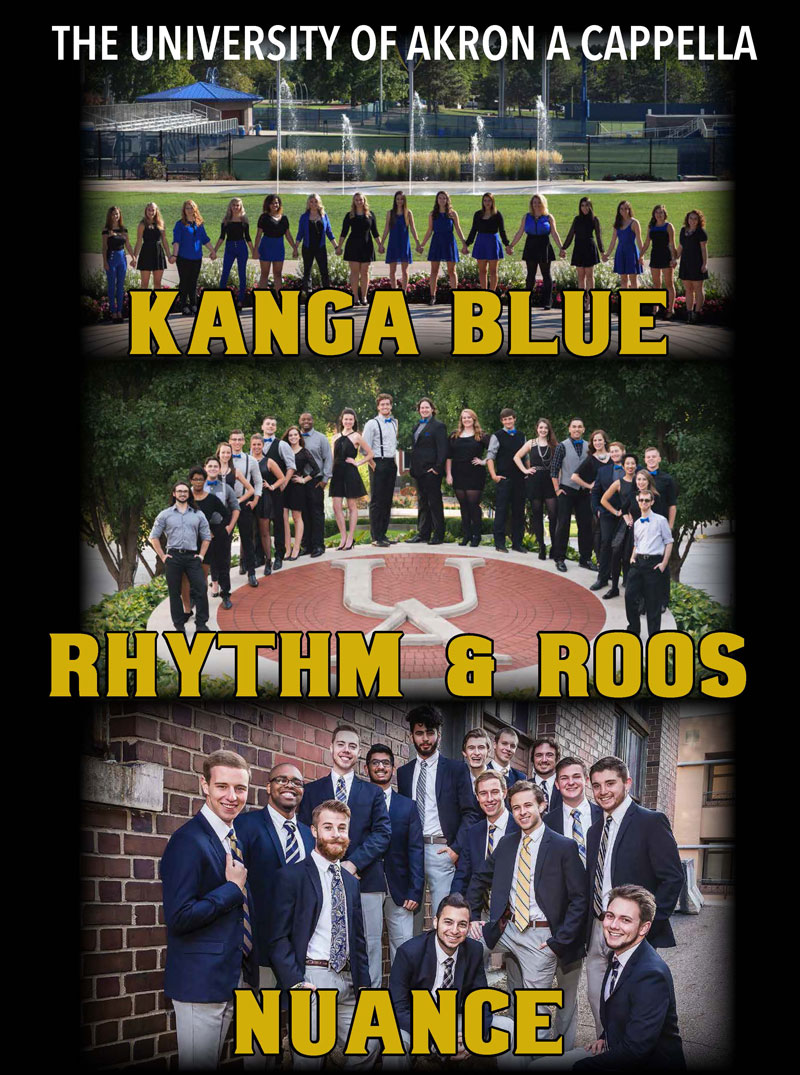 UA A Cappella groups poster