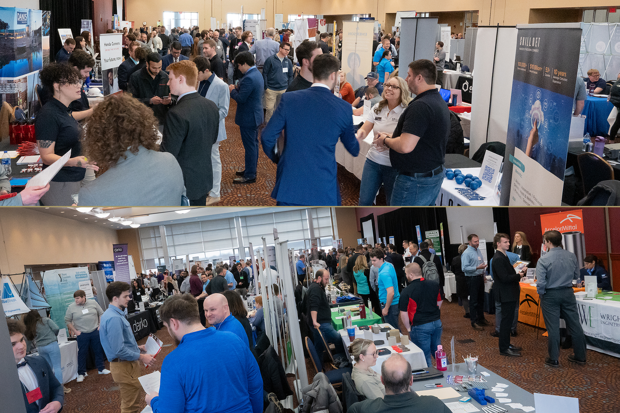 Connections, Co-ops and Careers:
Engineering Job Fair Spotlights 700 Students for Employers