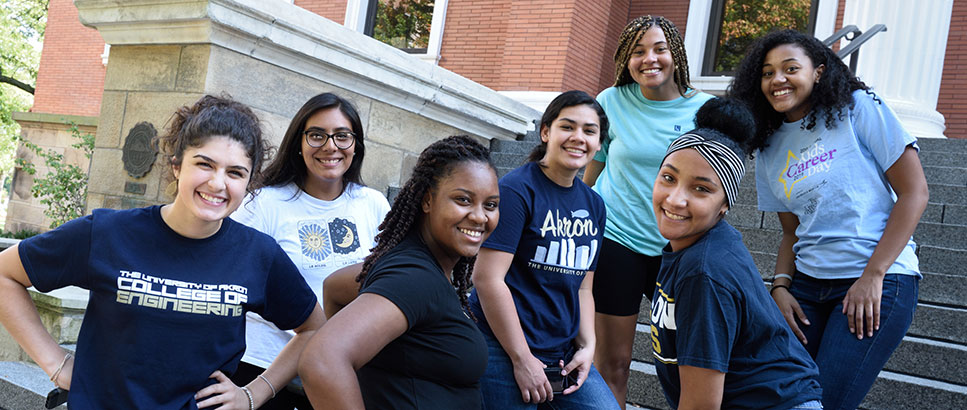 Women in engineering students in the College of Engineering at The University of Akron