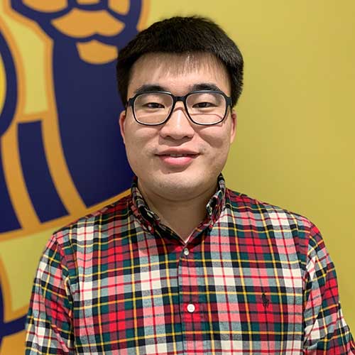 Chemical engineering graduate student Yongqing Cai at The University of Akron
