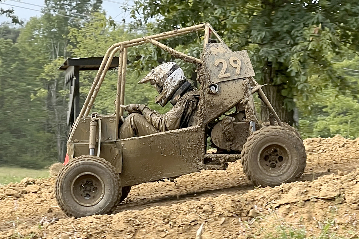 ZB23 competing in the endurance event at Baja SAE Ohio.