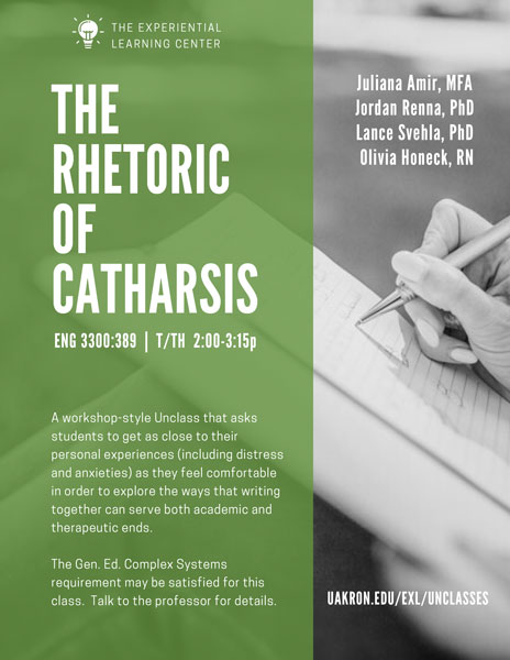 The Rhetoric of Catharsis unclass