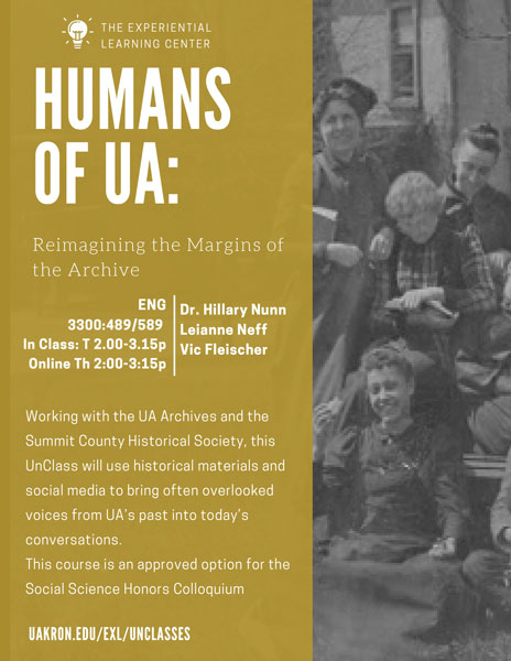 Humans of UA: Reimagining the Margins of the Archive unclass