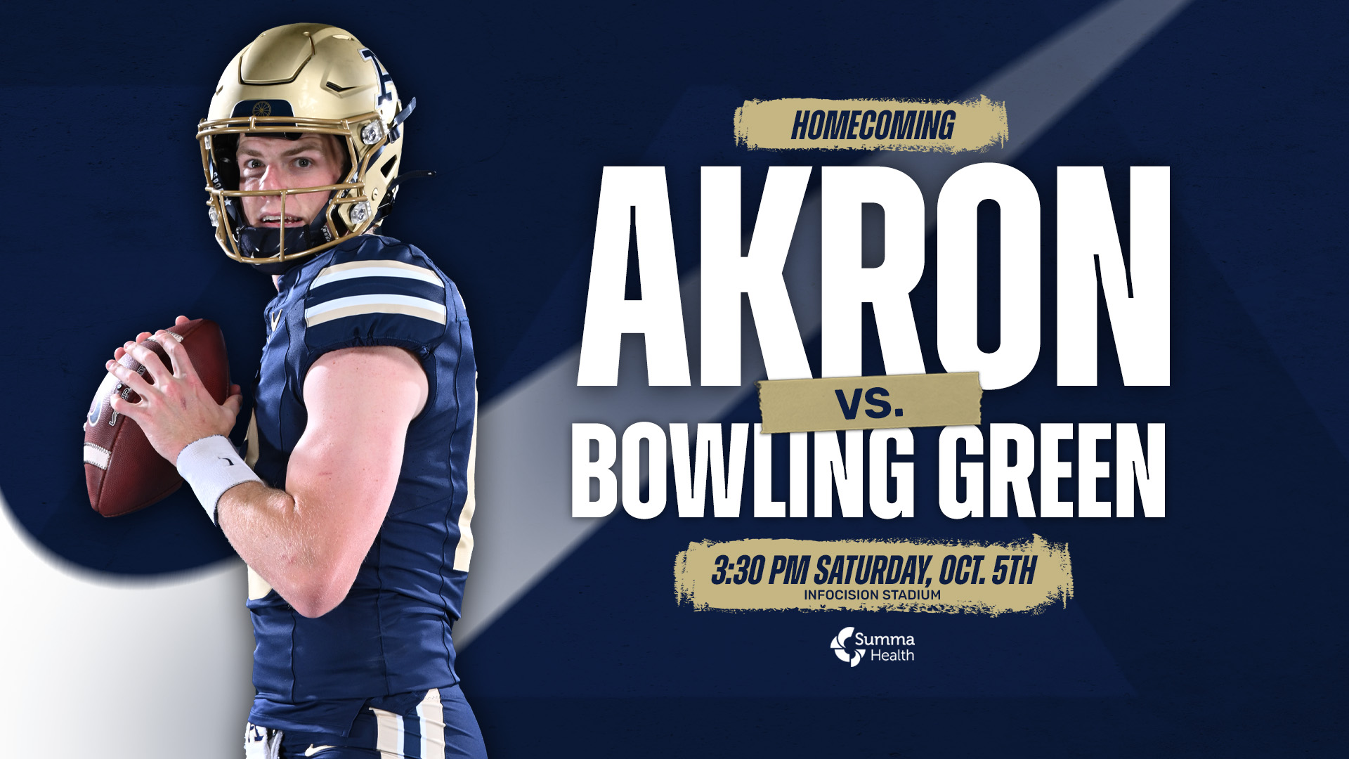 Homecoming football game Akron vs Bowling Green