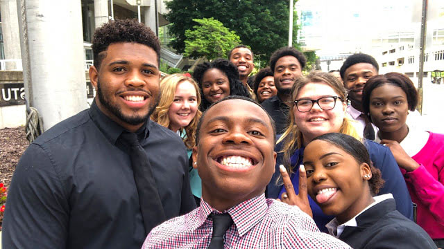 Students in Akron Law's pre-law immersion program