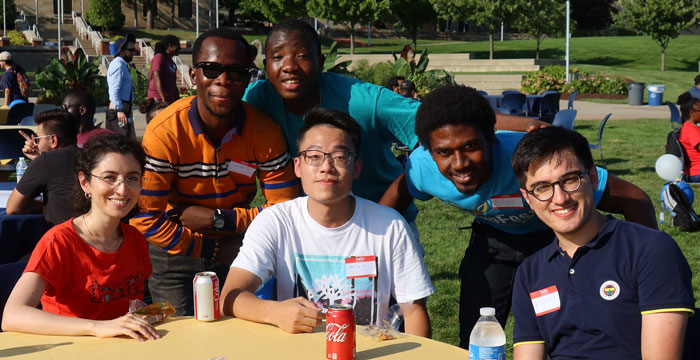 International students at the University of Akron