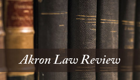 Akron Law Review banner