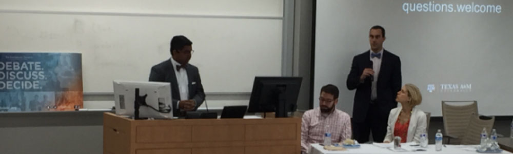 Panel Discussion with Professors Saurabh Vishnubhakat, Daniel Brean, and  Camilla Hrdy on the topic of if courts give too much deference to the Patent Office?
