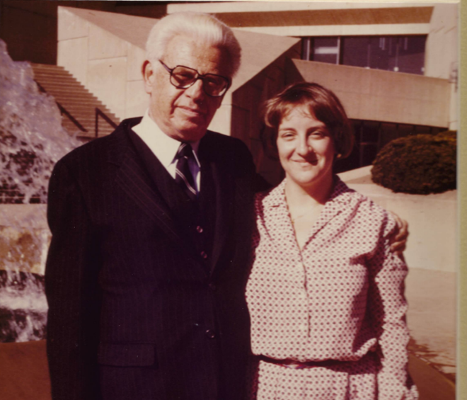 Former U.S. Supreme Court Justice Arthur Goldberg and Professor Margery Koosed