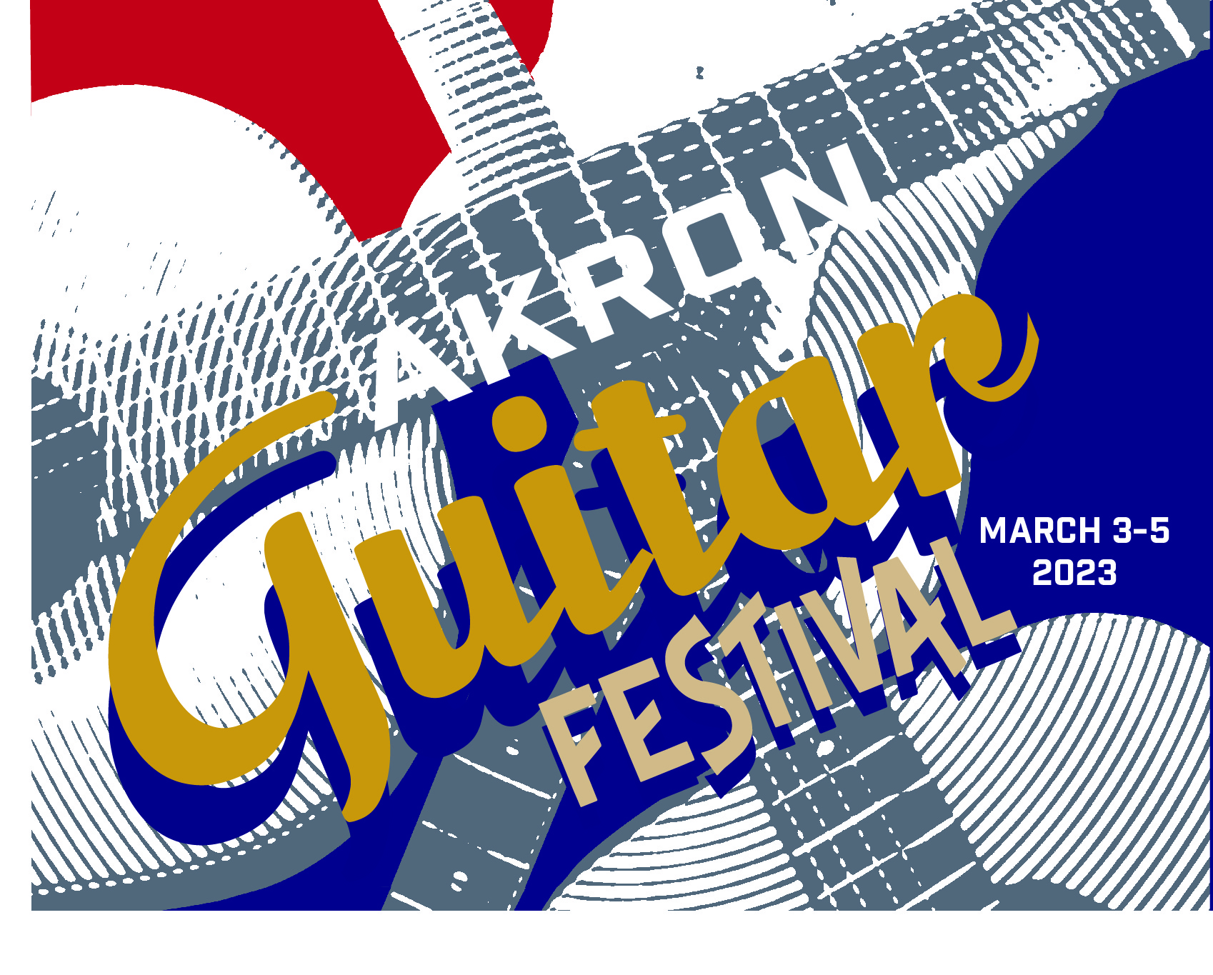 2023 Akron Guitar Festival graphic
