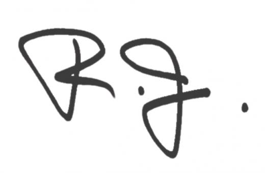 President Robert J. (R.J.) Nemer signature