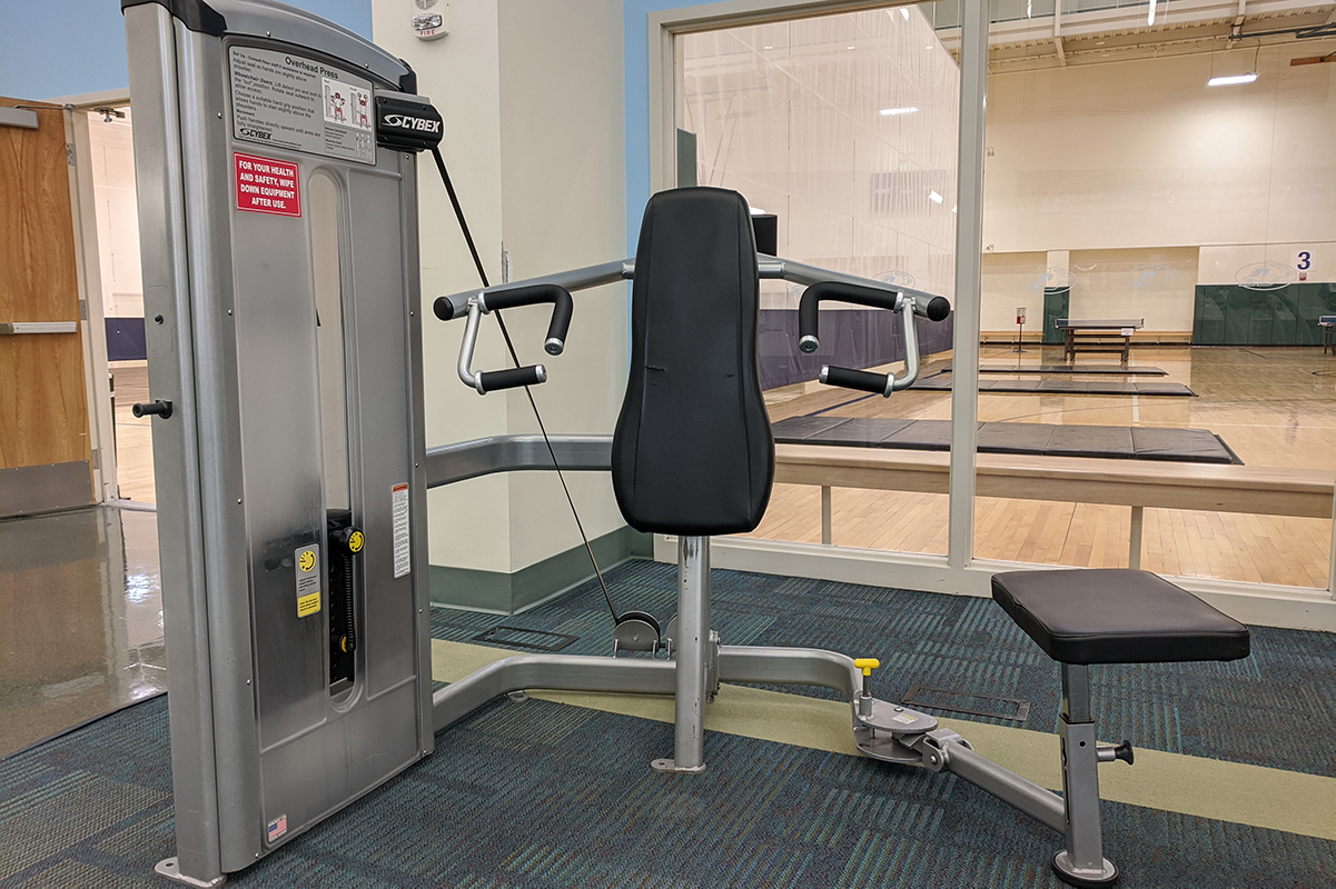 Picture of accessible strength equipment