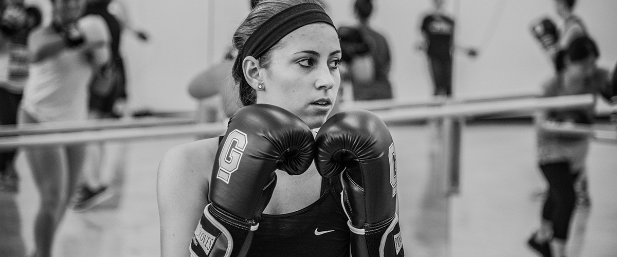 Picture of a Pink Gloves boxer