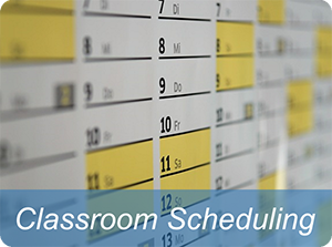 Link to information for classroom scheduling