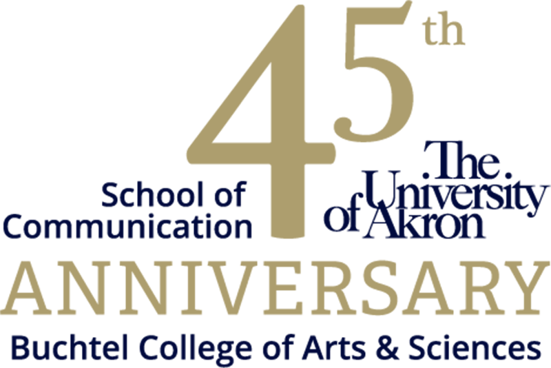 University of Akron School of Communications 45th anniversary celebration in 2022