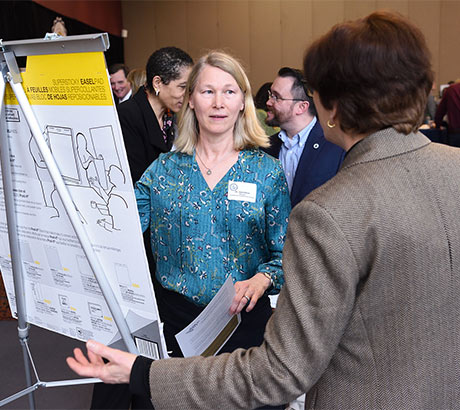 University of Akron employees discuss the strategic recommendations