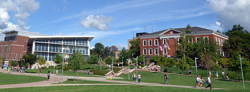 The University of Akron campus